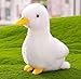 8 Inch Small Yellow Duck Plush Toys Duck Stuffed Toys (White)
