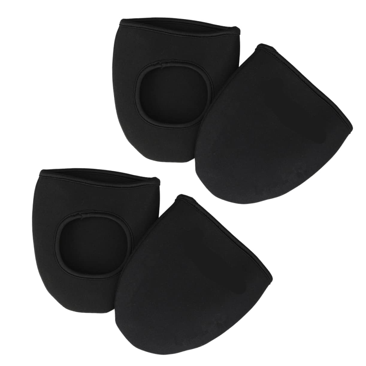 Mipcase 2Pairs Windproof Cycling Shoe Covers Neoprene Overshoes for Outdoor Use Comfortable and Half Shoe Covers for Riding in Winter