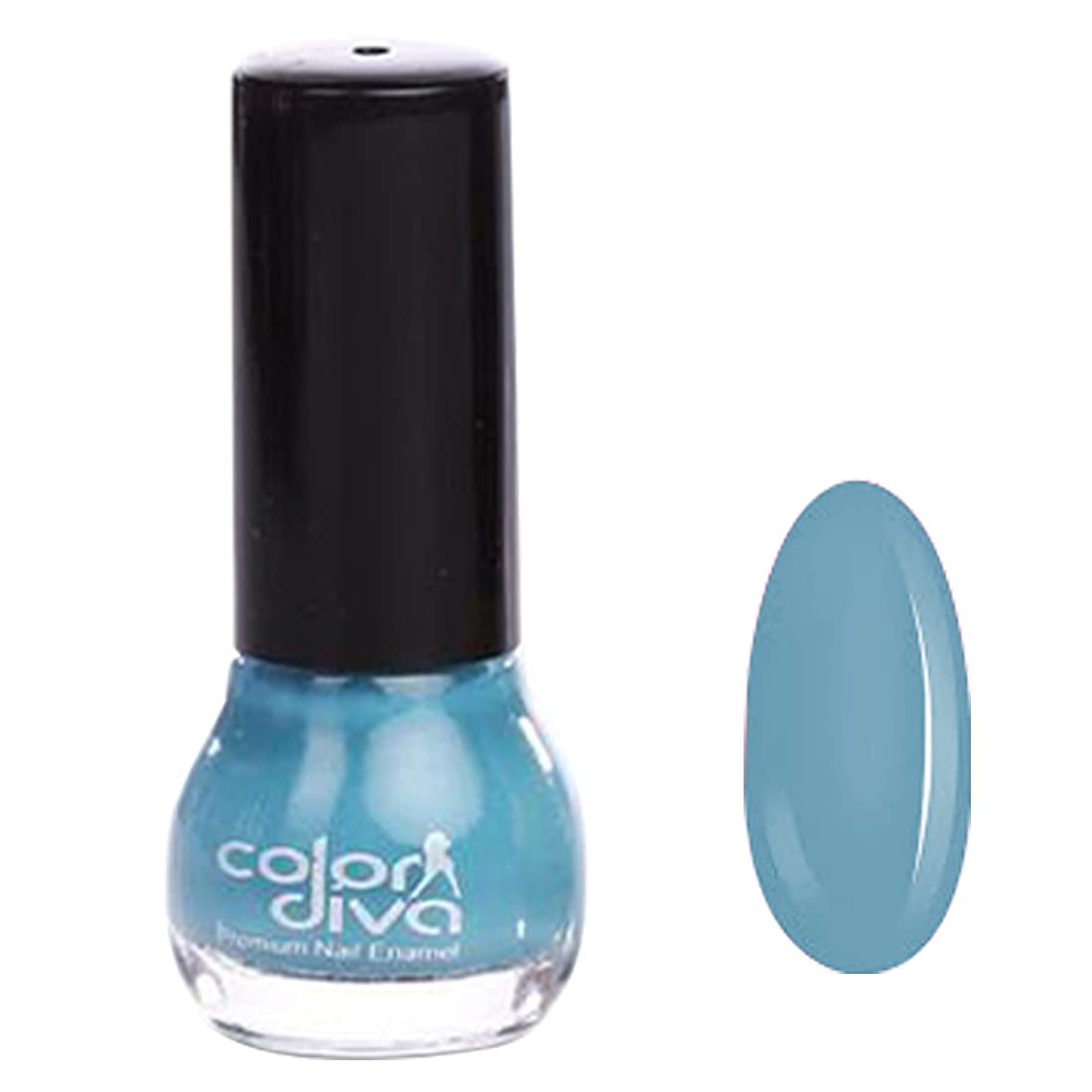 COLOR DIVA Different Color Nail Paint (Pink, Blue) Pack of 2 1