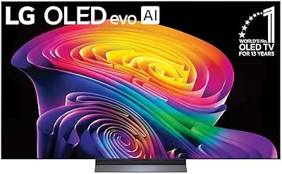 LG 65-Inch Class OLED evo AI 4K C6 Series Smart TV w/Dolby Atmos, Dolby Vision, HDR10, AI Super Upscaling 4K, Filmmaker Mode, Wow Orchestra, Compatible with Alexa (OLED65C6PUA, 2026)