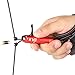limaity Archery Compound Bow Release Aids 360° Swivel Caliper Shooting Left & Right Hand Adjustable Black Wrist Strap (Red)