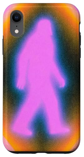 Retro Bigfoot Aura Psychedelic Rainbow Squatch Cryptozoology �X�}�z�P�[�X iPhone XR �p