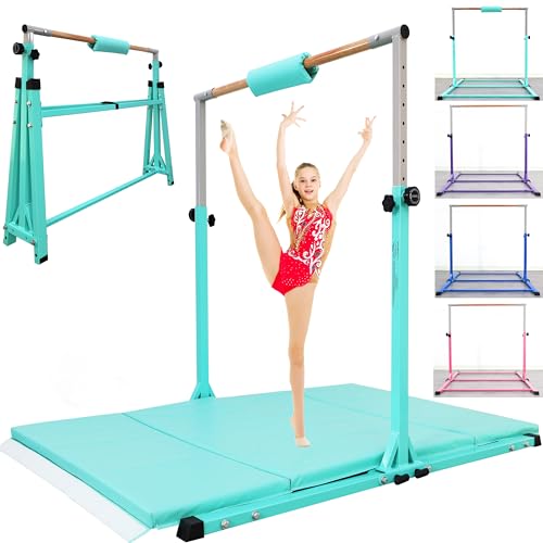 Seliyoo Adjustable Kids Gymnastics Bar 3-20 Years, 5-6FT