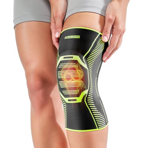 Knee Brace for Men ＆ Women [Upgraded Side Stabilizers Support] Compression Knee Support with Patella Gel - Medical Knee Sleeve for Pain Relief, ACL, PCL, Meniscus, Injury Recovery, Arthritis, Sports
