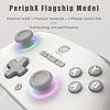 PeriphX Wireless PC Controller with 1000Hz Polling Rate, Switchable Hall and Tactile Triggers(Long/Short Travel Triggers), Hall Joysticks, Turbo, Macro, RGB Lighting, 2.4G Bluetooth Wired, Compatible with Windows PC/ Switch1,2/Steam Deck/Android/iOS
