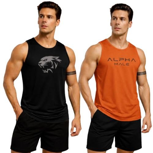 VEERIX Men’s Gym Vest Polyester Sleeveless Tank Top | Quick Dry Athletic Workout T-Shirt | Lightweight Running & Bodybuild... - Review, Price and Buying Guide