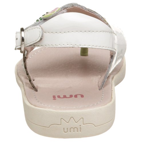 umi Toddler/Little Kid Lucy Sandal,White,29 EU (US Little Kid 11-11.5 M)3