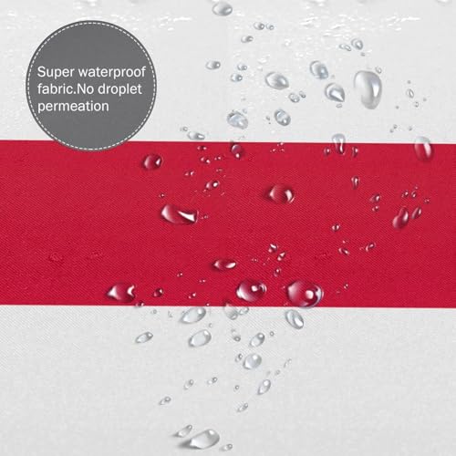 Rideau de douche Monaco 183x183 cm en polyester avec 12 oeillets