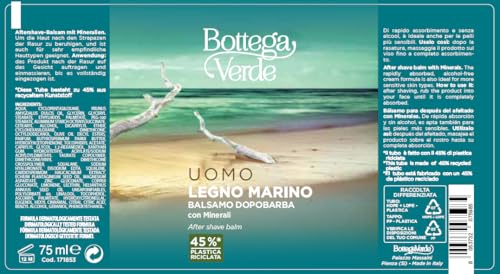 Bottega Verde - Legno Marino, Balsamo Dopobarba, 75 Ml, Con Minerali - 2