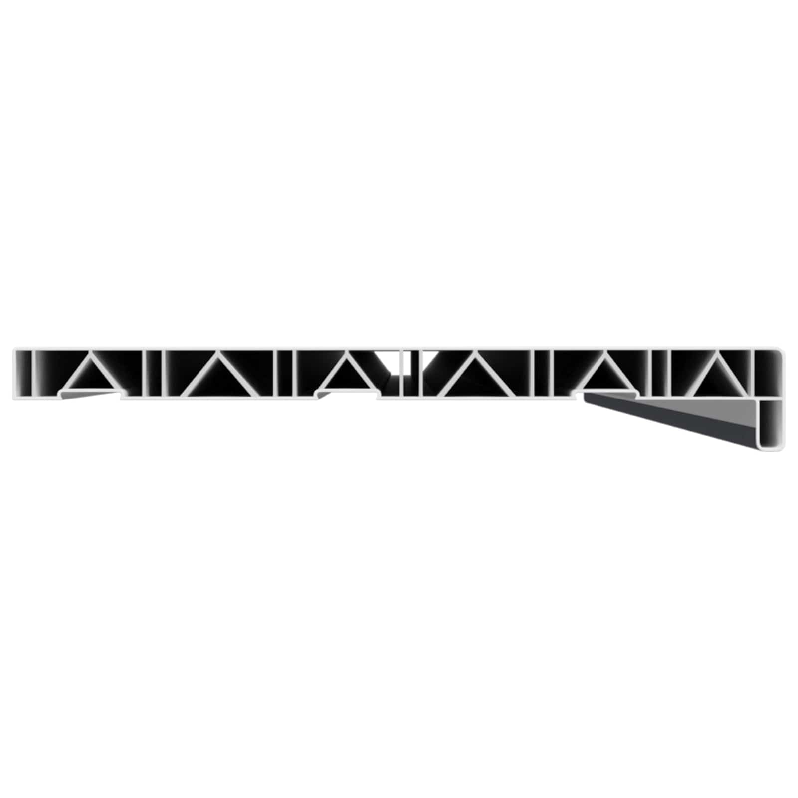 Aluminiowy wspornik okienny PVC Antracytowe ziarno drewna | Wodoodporny, łatwy do czyszczenia, montaż kleju, wewnątrz na zewnątrz, nowoczesny design