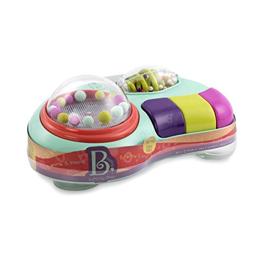 B. toys – Baby Activity Station – High Chair Suction Cup Toy with Music & Lights – Sensory Activity Center – Developmental Toys for Babies, Infants – whirly pop – 6+ Months by B. toys - Image 7