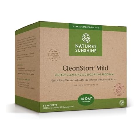 Nature's Sunshine CleanStart Mild, 56 Packets | Powerful Herbal Detox that Supports Natural, Everyday Cleansing of Waste from the Body Cover
