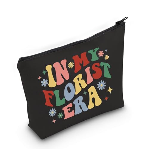 JXGZSO Florist Gift In My Florist Era Makeup Bag Flower Arranger Gift Flower Dealer Gift Planter Gift Florist Lover Gift (Florist Era Bag)