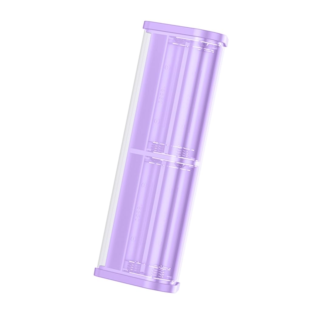 Transparente 6 x 18650 Batterie-Aufbewahrungsbox, 22,5 W, abnehmbarer Camping-Lichtkoffer