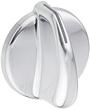 GE Part Number WB03X10316 KNOB BURNER TRI-CHROME