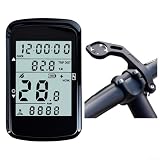 Tachimetro per bicicletta GPS Wireless, contachilometri LCD da 2,4 pollici con retroilluminazione per mountain bike (computer+estensione)