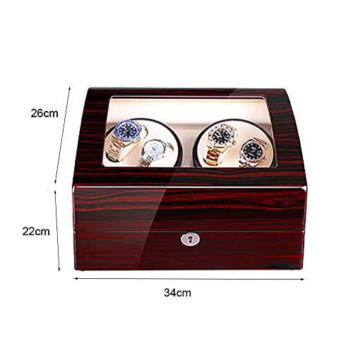 Caja para relojes automáticos Watch Winder de lujo con motor silencioso 3