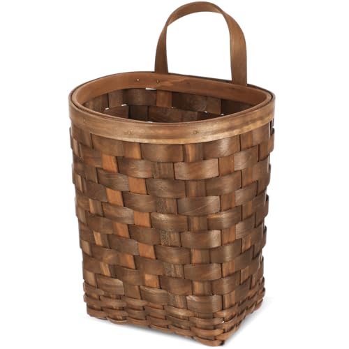 Kichvoe-Door-Hanging-Basket-Hanging-Wicker-Wall-Basket-Vegetable-Fruit-flower-basket-Farmhouse-basket-for-Home-Garden-Kitchen-Bathroom-Decor Kichvoe Door Hanging Basket Hanging Wicker Wall Basket Vegetable Fruit flower basket Farmhouse basket for Home Garden Kitchen Bathroom Decor