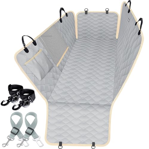 Lassie Dog Car Seat Covers for Back Seat with 2 Seat Belts, Universal Fit by Lassie - Used condition - US$35.87