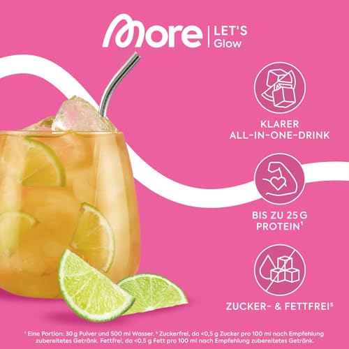 MORE Clear Glow Peptides, Green Tea Lime, 600 g – Ansicht 2