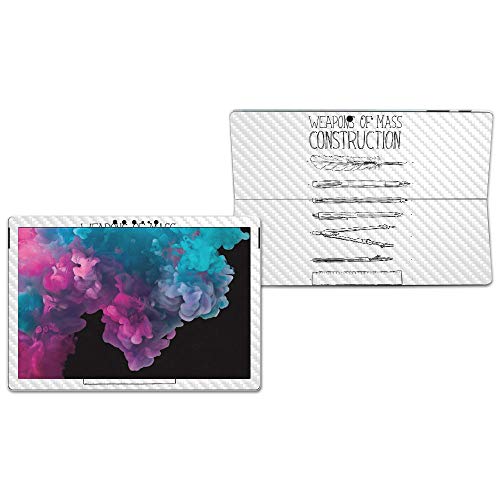 Image of MightySkins Carbon Fiber Skin for Microsoft Surface Pro 6 - Construction Weapons | Protective, Durable Textured Carbon Fiber Finish | Easy to Apply, Remove, and Change Styles | Made in The USA
