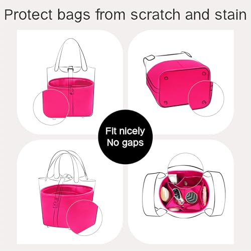 Image of Fits for Picotin Bag Insert Organizer For Hermes(18,RoseShocking)