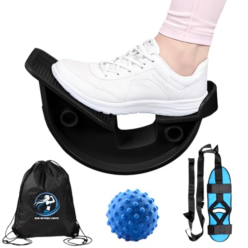 JIURUN Calf Stretcher and Foot Rocker for Plantar Fasciitis, Foot and Calf Stretcher Kit, Plantar Fasciitis Stretcher, Suitable for Stretching Legs, Thighs