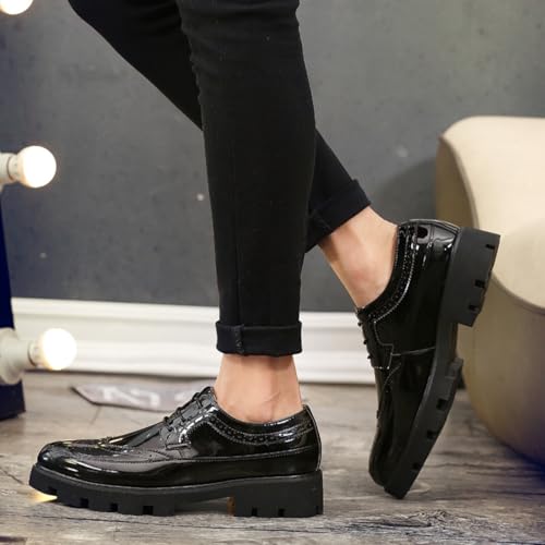 Mens Oxford Shoes Tuxedo Loafers Suitable for Business Church and Wedding Occasions4