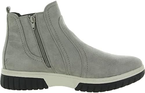 WHITE MOUNTAIN Shoes Women's Grammer Ankle Boot, Ltgrey/Fabric, 6.5 M | Image 2
