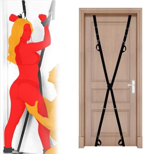 BDSM Sex Bed Bondage Restraints Kit Rope Straps Set Sex Ties for Ankles and Wrists Cuffs Thigh Arm and Leg Restraints Spreader Bar Sex Adult Sexy Sex Handcuff Hand Cuff Bracelets for Women Sweatshirt