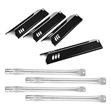 Charbrofire GR2215120-OG-00 4 Burner UFHP2 Heat Shield Grill Replacement Parts for Outdoor Gourmet Grill FSOGBG1106 GR2215101-OG-00 GR2215120OG00 GR2215101OG00 12061 Heat Plates, Black