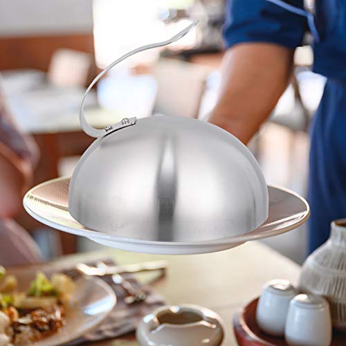 Yardwe Fusão Tampa Cúpula Tampa Acessórios de Alinhavar Vapor Coverburger Chapa de Aço Inoxidável Qu