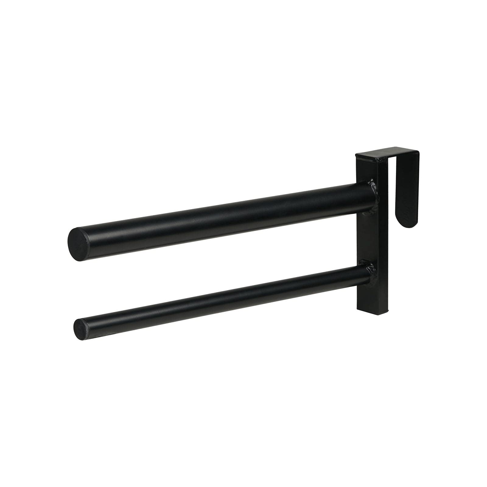 HORZE Tragbarer Sattelhalter mit Zwei Stangen, Schwarz, one Size