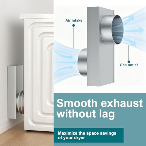 Conector telescópico de ventilación para secadora regulable de acero inoxidable 5