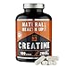 Creatina monohidratada para aumentar la masa muscular y el rendimiento deportivo - Suplemento deportivo de creatina en cápsulas para mejorar la fuerza y la resistencia - 180 cápsulas de creatina