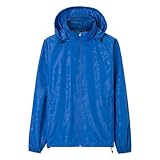 Chaqueta con capucha Hombre Deportivo Abrigo protección solar Moda Sudadera cremallera Fitness Surf Jogging Casual Chaqueta Al Aire Libre bolsillo Talla grande Verano Otoño