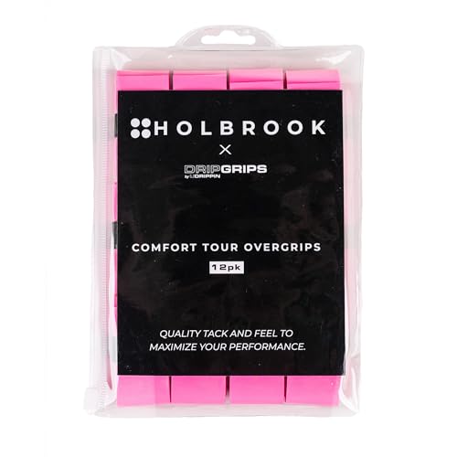 Holbrook Comfort Tour Overgrips - 12 Pack (Pink)