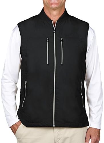 SCOTTeVEST 101 Vest for Men - 9 Hidden Pockets - Water Repellent for Travel & More (Black, XXXL)
