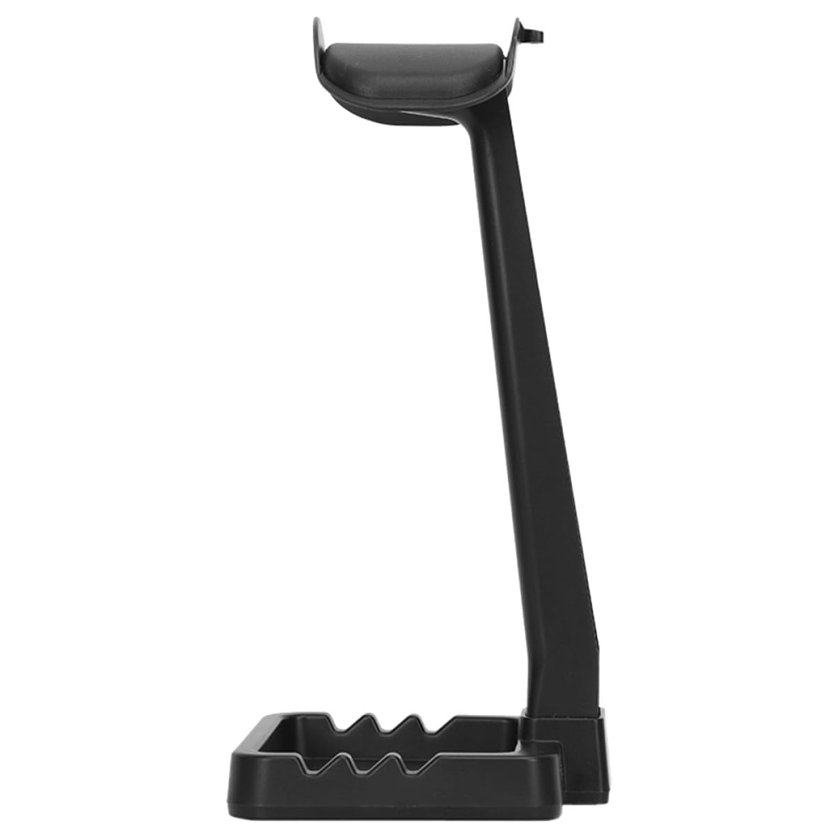 Toyvian Supporto Cuffie da Scrivania Nero, Organizer Headset in Abs e Tpu | Poggia Cuffie per Desk e Computer Desk, 3kg, Anti-slip, Non Si Deforma e Non Si Rompe