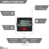 Pedal Exercise Mini Cycle Bike Great for Home or Office Workout - Digital Display for RPMs, Calories, Time, Speed, Distance - Under Desk for Legs -Tabletop for Arms