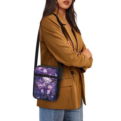 TODIYADDU Lightweight Crossbody Sling Bag Mini Messenger Shoulder Handbag Wallet Small Purses for Women Trendy Chest Bag4