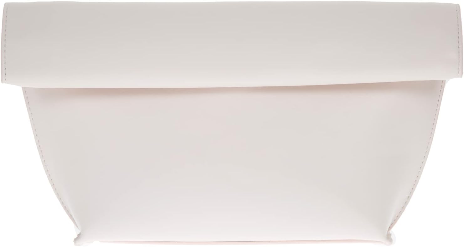 JNB Faux Leather Oversize Foldover Clutch