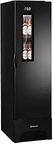 Cervejeira Metalfrio Vertical 336 Litros Optima Preto Vn28fp 220v