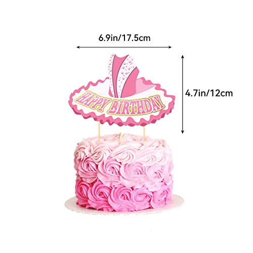 Ballet Birthday Party Decorations Ballerina Party Supplies Includes Ballet Happy Birthday Banner Ballerina Spirals Cake Cupcake Topper Balloons For Ballet Theme Party Dance Party Baby Shower #TOP2