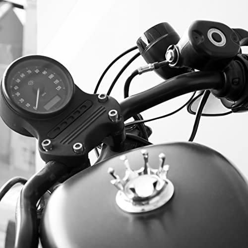 HDBUBALUS Motorrad-Gaszug, verlängert, Stahldraht, passend für Harley Sportster Iron XL883 XL1200 Dyna Softail Fat Boy Heritage Road King 2007–2020, 100 cm