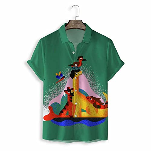 Chemise de plage à manches courtes en tissu respirant séchage rapide