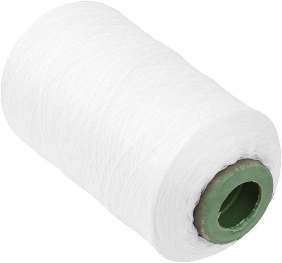 Veemoon Polyester Overlocking Sewing Thread Strong Durable for Arts Crafts Embroidery and Professional Sewing Black Thread Cord for High Performance Machines