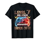 Level 7 Unlocked Awesome Since 2019 Video Game Birthday T-Shirt