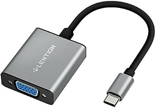 LENTION USB C to VGA Cable Adapter, Type C to VGA Monitor Converter
