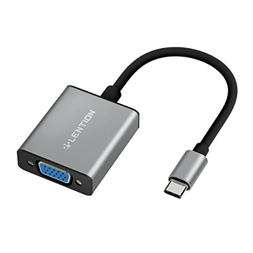 LENTION USB Type-C to VGA Cable Adapter for External Video Display